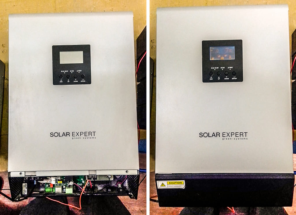 Инвертор Solar Expert PWN 5000 до и после ремонта
